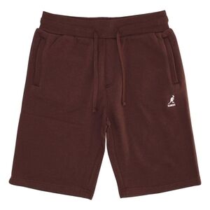 KangolPlush Fleece Shorts Dark Chocolate Sz L